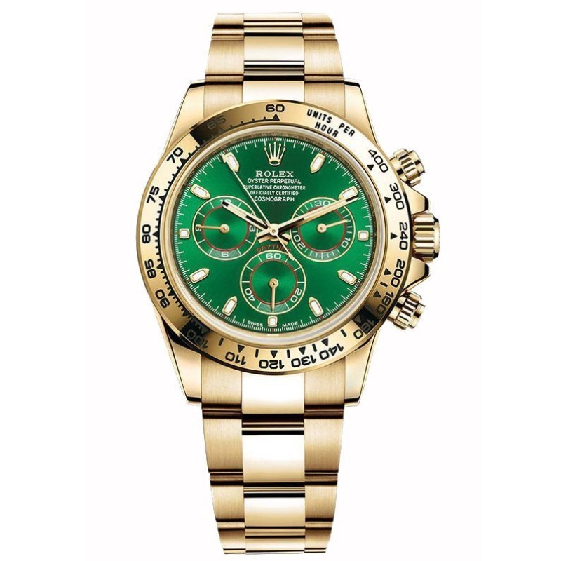 116508 green rolex daytona