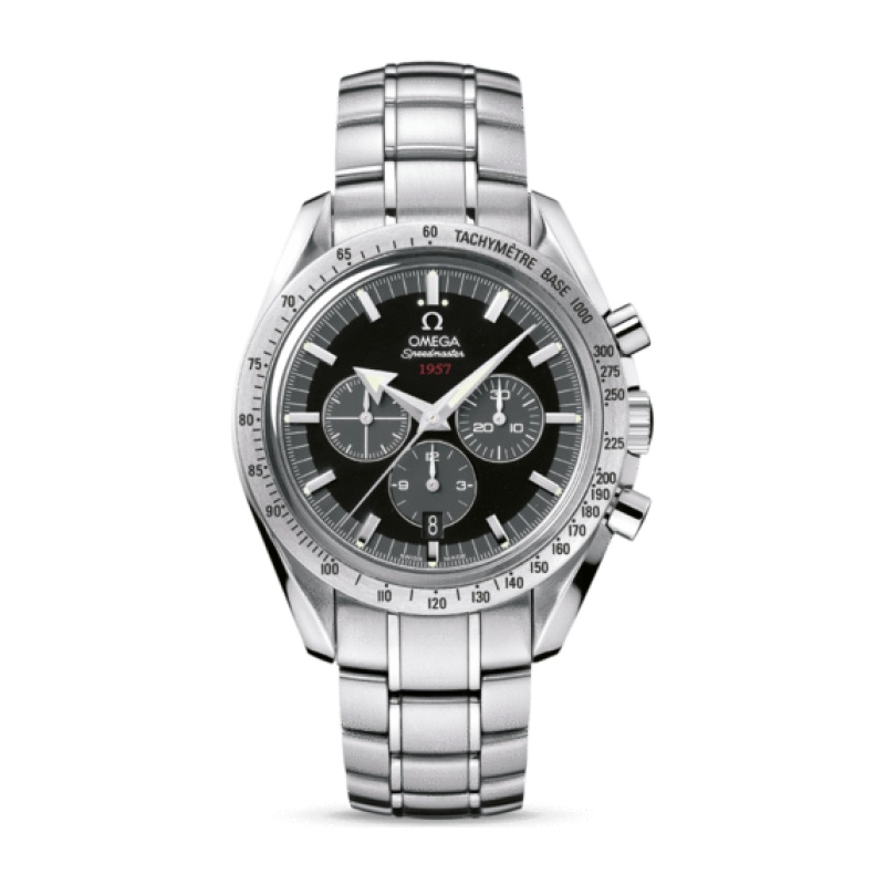 omega watches speedmaster broad arrow 1957 co axial chrono 32110425001001