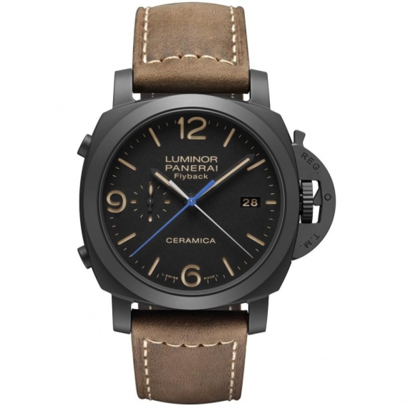officine panerai watches luminor 1950 3 days chrono flyback pam00580