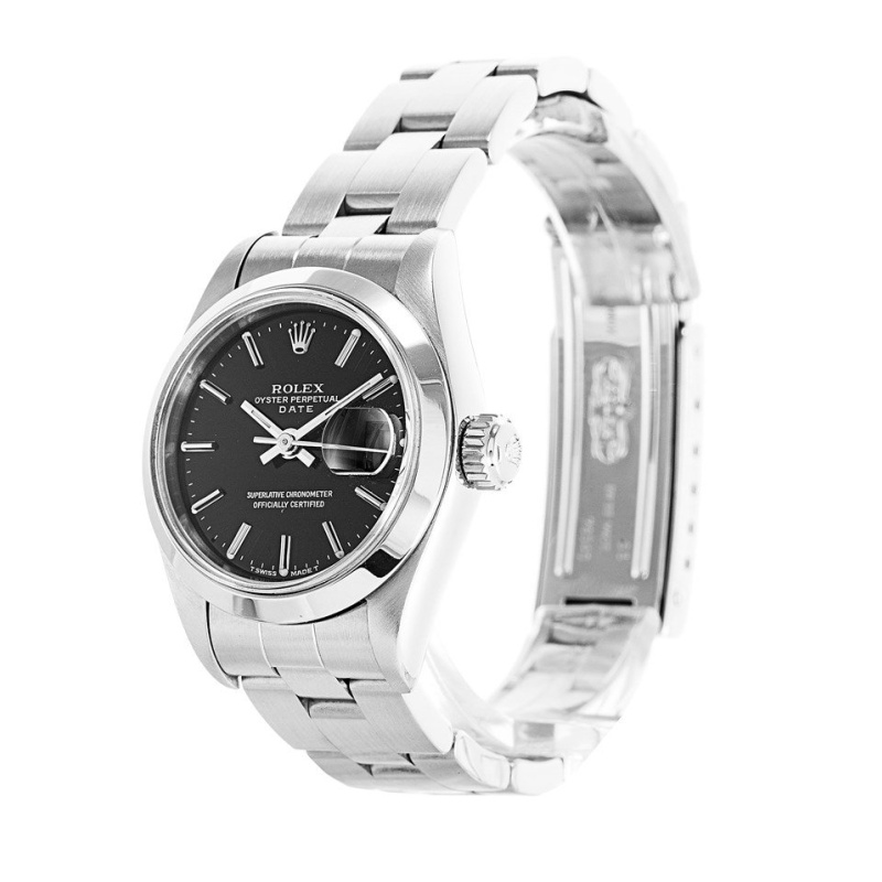 Black Dial Ladies Datejust 69160 Imitation Watch