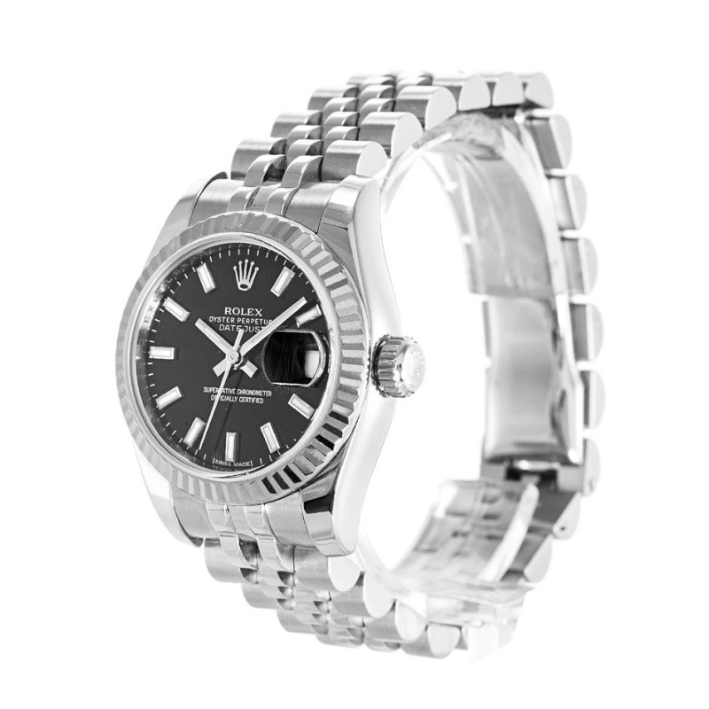 Black Ladies Datejust 179174 Imitation Watch