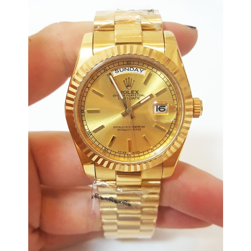 Champagne Rolex Day Date Replica watch