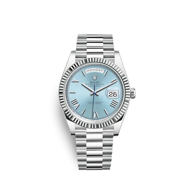 Day Date 228236 40mm Ice blue