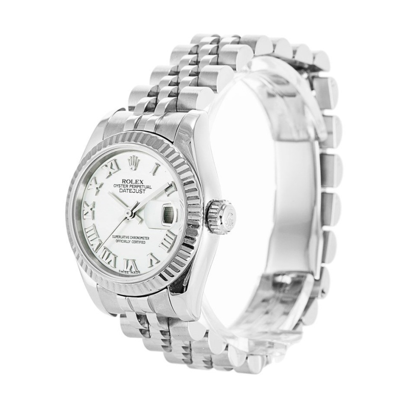 Fake White Roman Numerals Datejust 179174