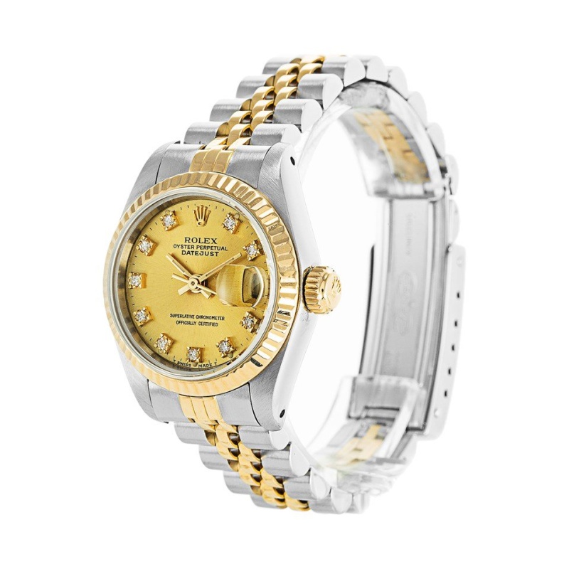 Gold and Diamonds Ladies Datejust 69173 Replica
